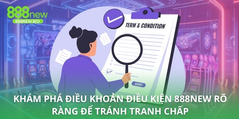 Khám phá điều khoản điều kiện 888NEW rõ ràng để tránh tranh chấp